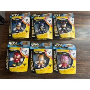 Heroes Of Goo Jit Zu Set of 6 Minis Metal Sonic, Amy Sonic The Hedgehog Toy New